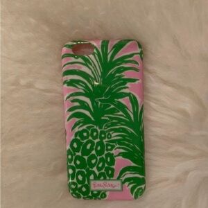 Lilly Pulitzer Tropical Pink and Green iPhone 6 Case